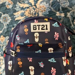 BT21 Navy Blue Backpack